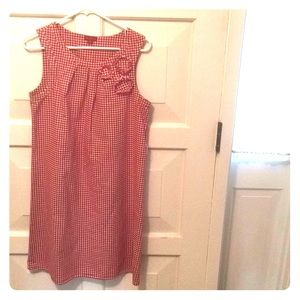 Merona gingham red dress